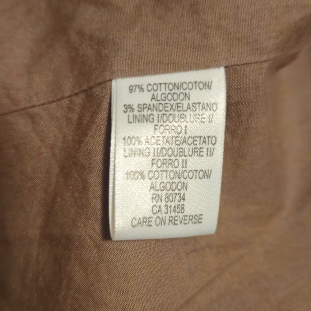 BCBGeneration Tan Military-Style Wool Blend Blazer - Picture 4 of 4